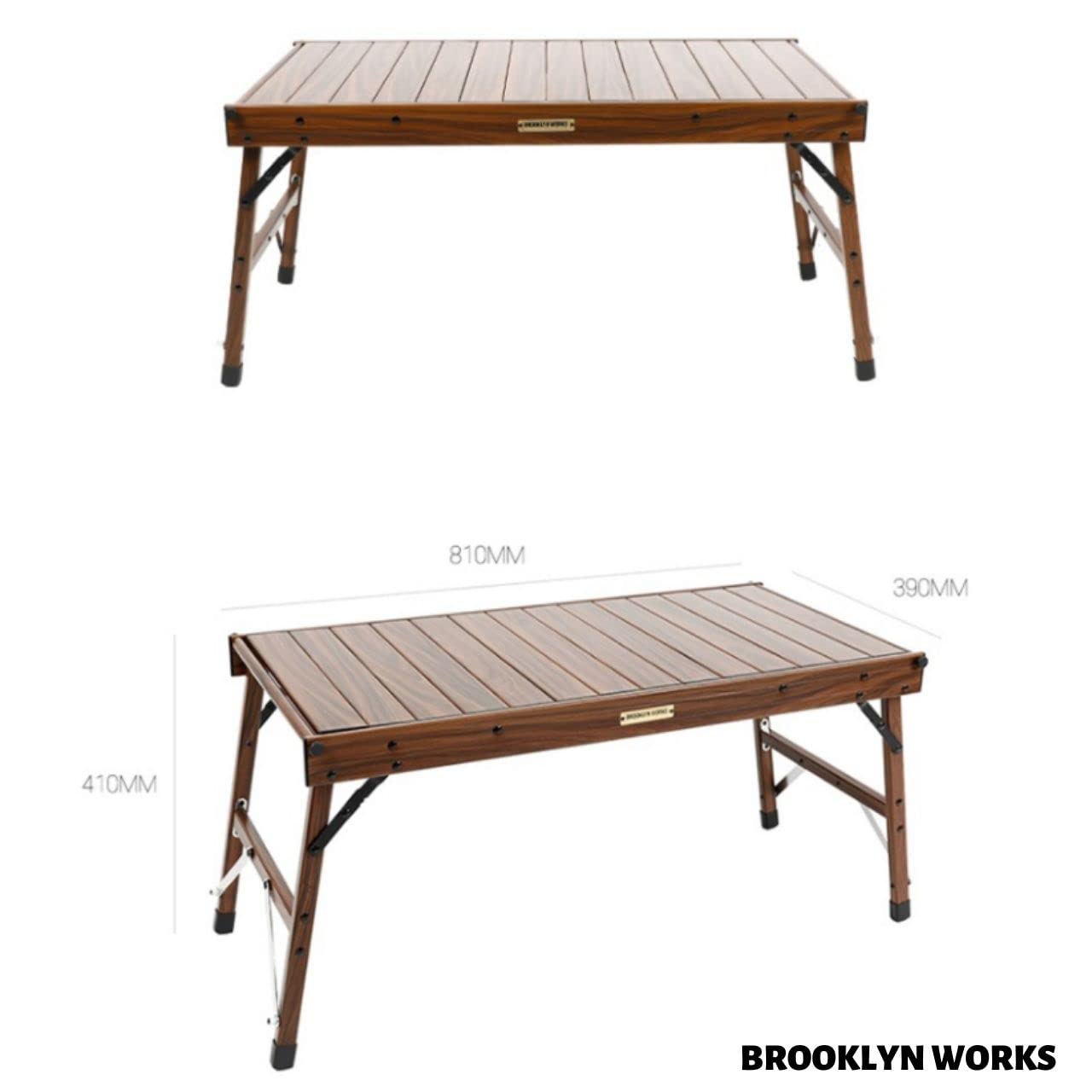 Amazon.co.jp: Brooklyn Works Aluminum Burner Table, Brown : Sports
