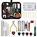 Medeer 26PCS Guitar Repair Tool Kit Wire Plier,String Organizer,Fingerboard Protector,Hex Wrenches,Files,String Ruler Action Ruler,Spanner Wrench,Bridge Pins for Guitar Ukulele Bass Mandolin Banjo