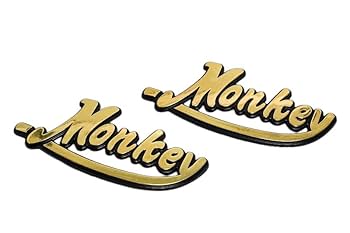 Amazon | ミニモト Z50Jモンキー燃料タンク用立体エンブレム左右