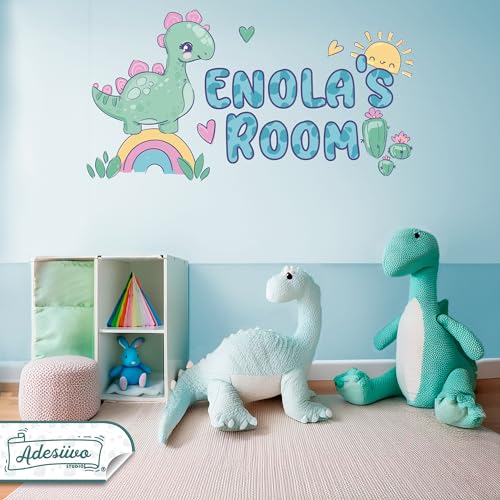 Vinilo Decorativo Dinosaurio Personalizado para Niños miniatura 4