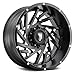American Truxx AT161-2236M-44 20 Web At161 Black/Milled 20X12 6-135-44mm 87.1mm