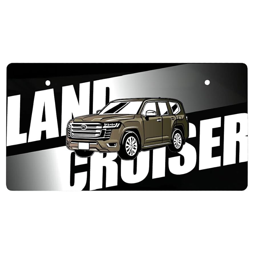 観賞用プレート　ナンバープレート Amazon.co.jp: LAND CRUISER ランドクルーザー ZX デザイン