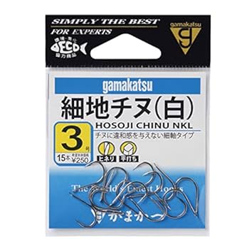 Amazon | がまかつ(Gamakatsu) 細地チヌ 白 2号 12275