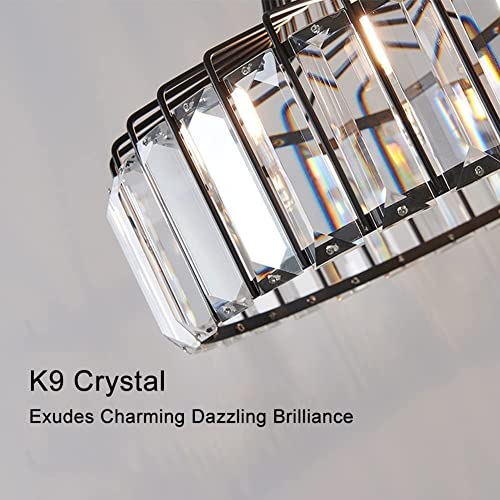 Chandelier en cristal style industriel réglable pour table à manger - 5