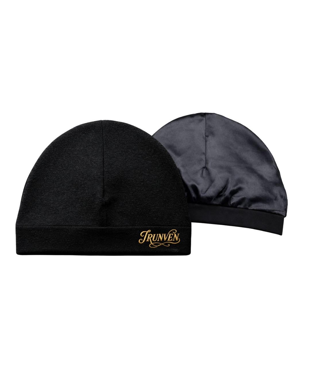 Satin-Lined Skull Cap – Premium Satin Interior for Hair Protection, Breathable Stretch Fit