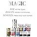 Magic Razorless Cream Shave Bald Head 6 Ounce Tube (177ml) (6 Pack)