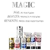 Magic Razorless Cream Shave Bald Head 6 Ounce Tube (177ml) (6 Pack)