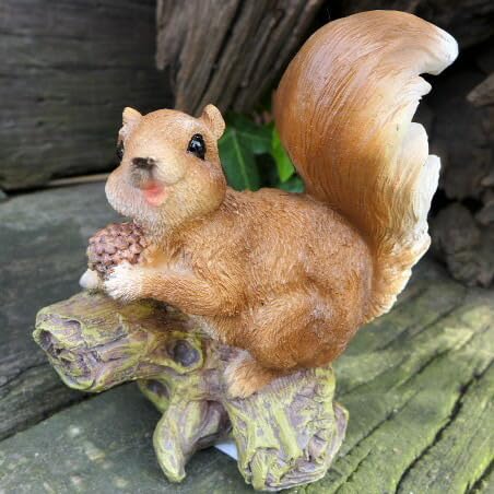 Amazon.co.jp: りすの置物 リスのウエルカム リスの親子 N13461
