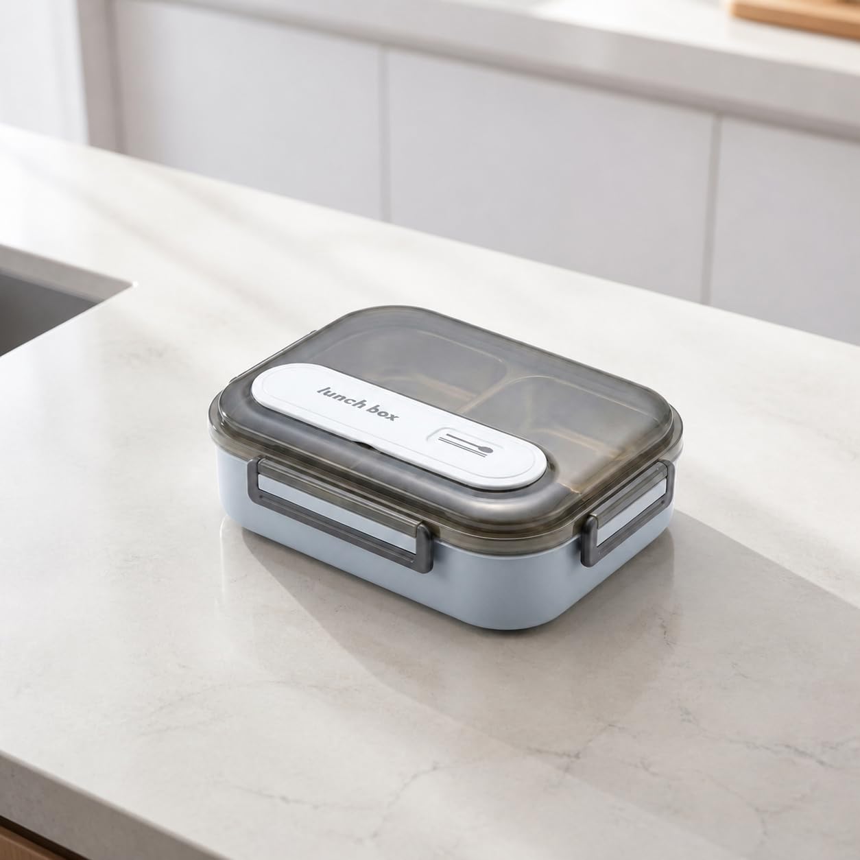 Porta Pranzo Termico in Acciaio Inox 316 con Riscaldamento Acqua Calda per Impiegati e Studenti, Set Completo con Borsa e Posate, color to 1