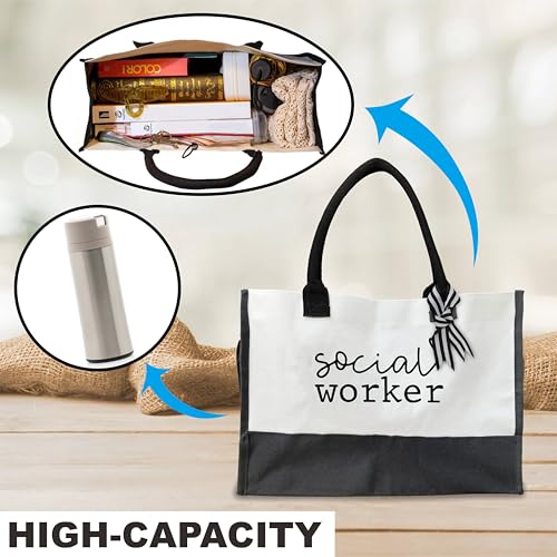 Bolsa Tote de Lona para Mujer - Minimalista miniatura 4