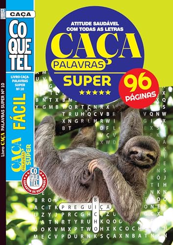 Livro coquetel caça palavras super ed 10