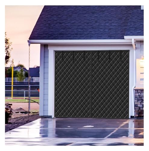 Rideau isolant thermique magnétique pour atelier et garage gris