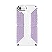 Speck Products Compatible Phone Case for Apple iPhone SE (2020)/iPhone 8/iPhone 7/iPhone 6S/iPhone 6, Presidio Grip Case, White/Heliotrope Purple