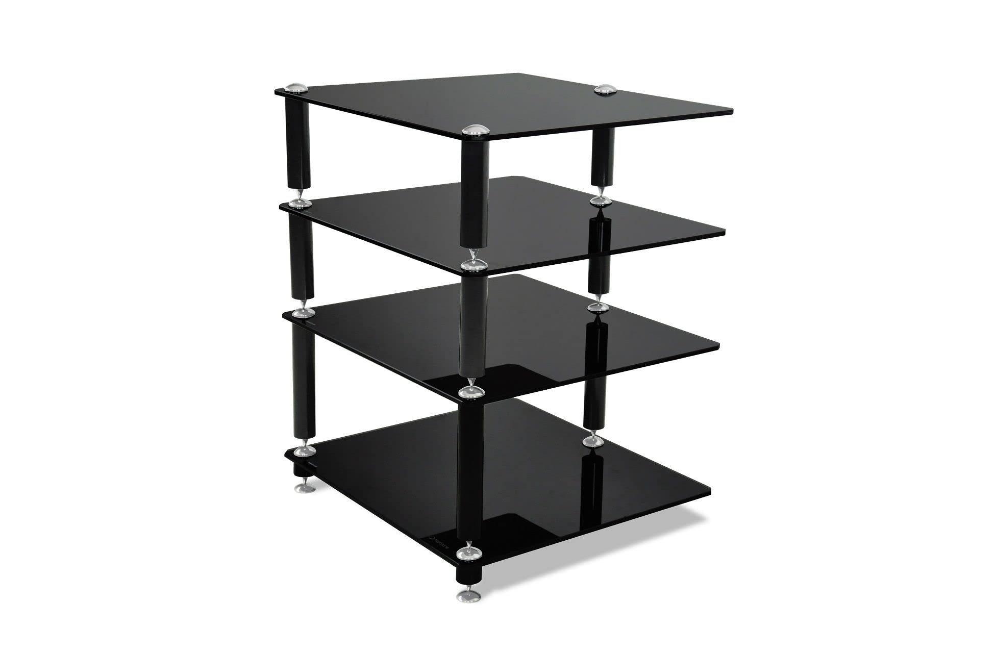 NorStone Bergen 2 Noir Laqué - Meuble HiFi