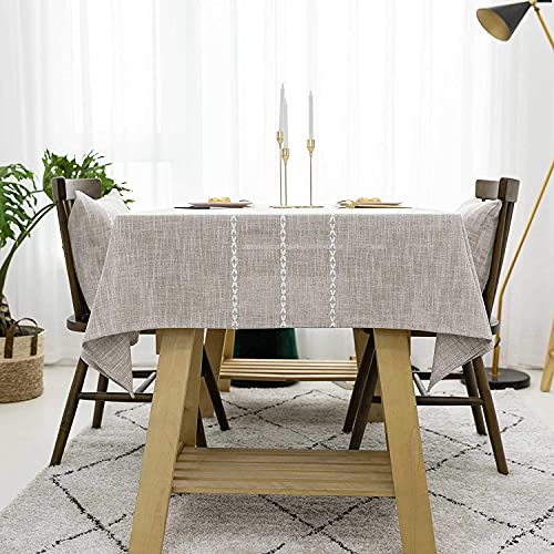 Nappe rectangulaire imperméable et résistante aux taches 132x218cm