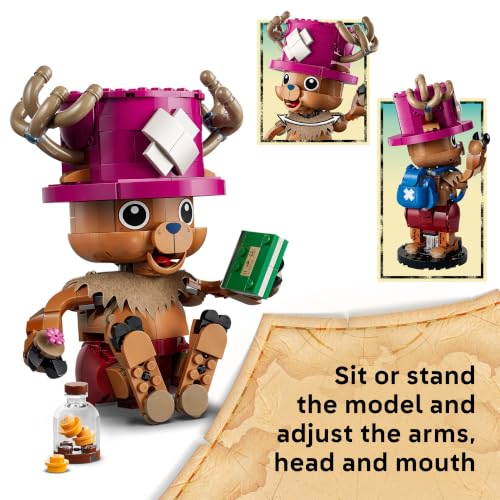 LEGO ONE PIECE Tony Tony Chopper 75643 | Building Toys for Boys & Girls, Ages 9+, Display Set for Bedroom or Book Shelf, 577 pieces, Gift for Birthdays - image 3