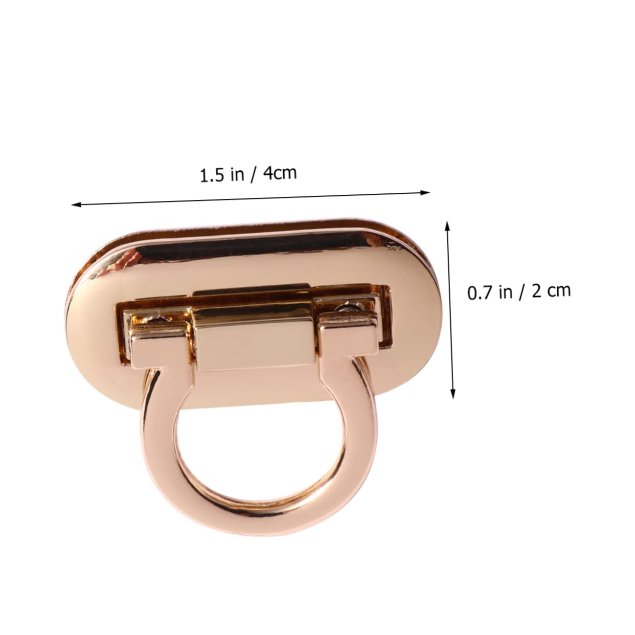 Uonlytech 3sets Goldene Farbe Vorhängeschloss Für Koffer Einsteckschloss Zubehör Gepäck Vorhängeschlösser 4 Stücke * 3