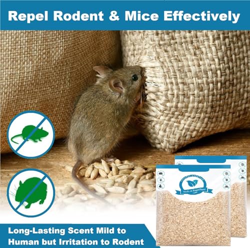 Image of CRIYALE Rat Repellent Pouches Natural, Long-Lasting, Non-Toxic & Eco-Friendly Rodent & Pest Control for Home, Kitchen, Warehouse & Garden Effective Deterrent for Mice, Mouse, Spider & Roaches (10pc)