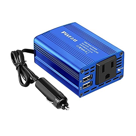 150W Car Power Inverter DC 12V to 110V AC Converter with 3.1A Dual USB Power inverters for Vehicles,Road Trip Essentials Camping Accessories