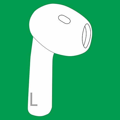 Un repuesto de auriculares izquierdo, OEM A3050 A3053 A3054 para Air Pod (4 generación), solo lado izquierdo de la oreja, compatible con funda de