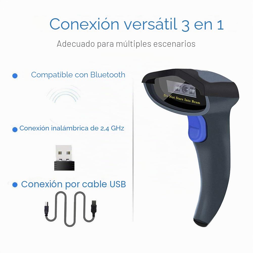 NETUM Bluetooth Barcode Scanner inalámbrico portátil escáner de código de Barras CCD 1d Lector de código de Barras Apoyo Android/iOS/Windows