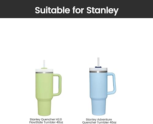 Miniatura 2 de Botas de silicona para Stanley, protector inferior de silicona para Stanley Quencher H2.0 FlowState, vaso de 40 onzas (crema navideña, 40 onzas)