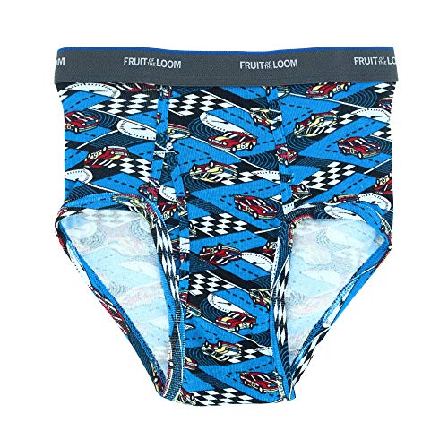 Fruit of the Loom Boys 5-Pack Print/Solid Fashion Brief, S Multicolor2