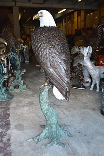 Estatua de Águila Gigante en Bronce de 74 pulgadas miniatura 6