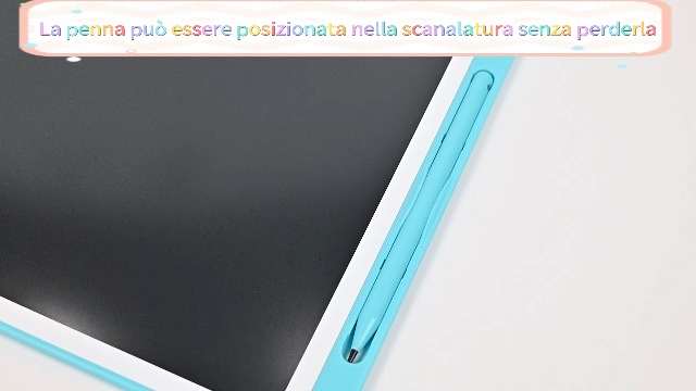 Tavoletta Grafica LCD Damcyer 13 Pollici Per Bambini - Scrittura E Disegno, Pulsante Elimina, Nero - Foto 10