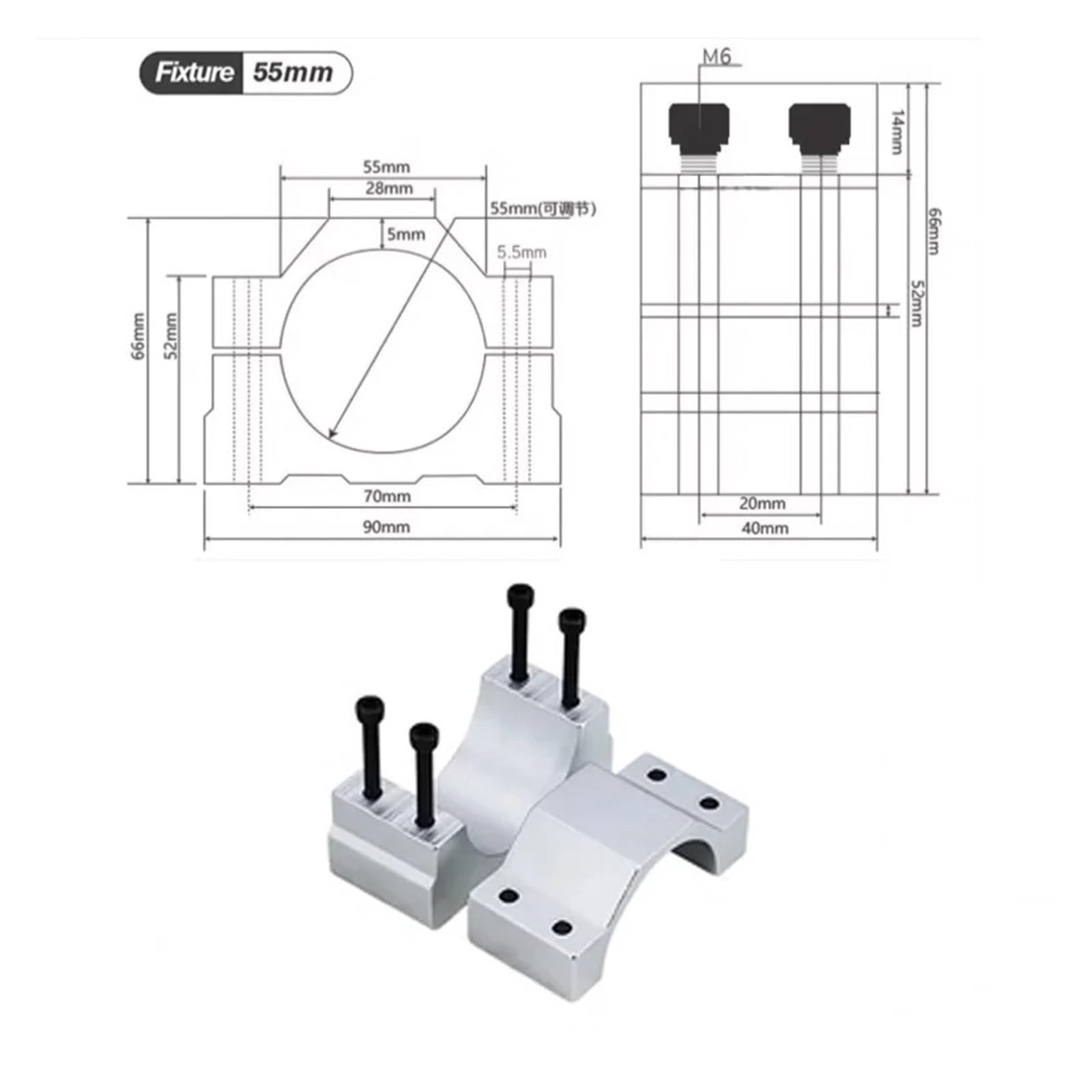 48 V 500 W Wrzeciono Bezszczotkowe ER11 Zacisk 57 Mm Ze Śrubami Bezszczotkowy Sterownik Silnika 48 V Zasilacz 48 V DC 10,5 A Precyzja Wydajny(Package5)
