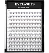 VAYATOR Large Tray 240 Cluster/Box Eyelashes 10D D Curl 0.07 Thickness Eyelashes Individual Eyela...