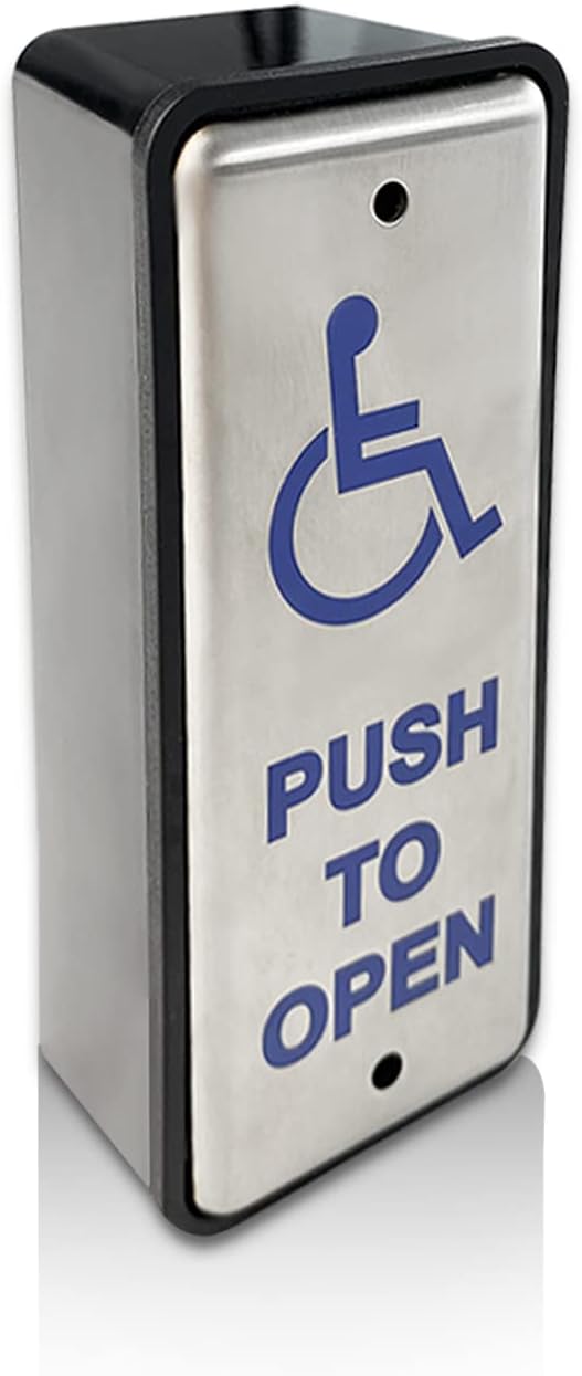 Olideauto Handicapped Push Button for Automatic Door Opener,Single