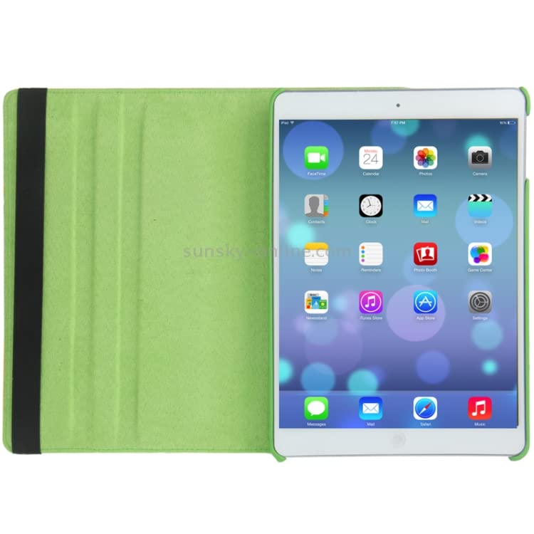 PU Leather Rotate Stand Case for iPad 9.7 inch 5th/6th Generation 2017/18 and For iPad Air 1st Generation and iPad Air 2 2013/14 (Green) - Image 3
