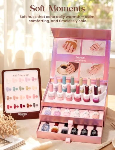 Image of Beetles Soft Moments 20 Colors Jelly Gel Nail Polish Kit