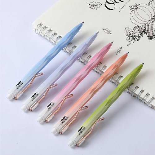 Bolígrafos gel retráctiles Mr. Pen, pack de 5, tinta negra miniatura 3