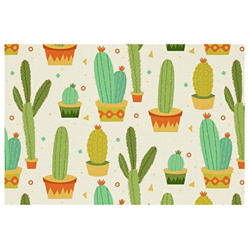 Set de table cactus résistant à la chaleur pour protéger votre table en bois - 2