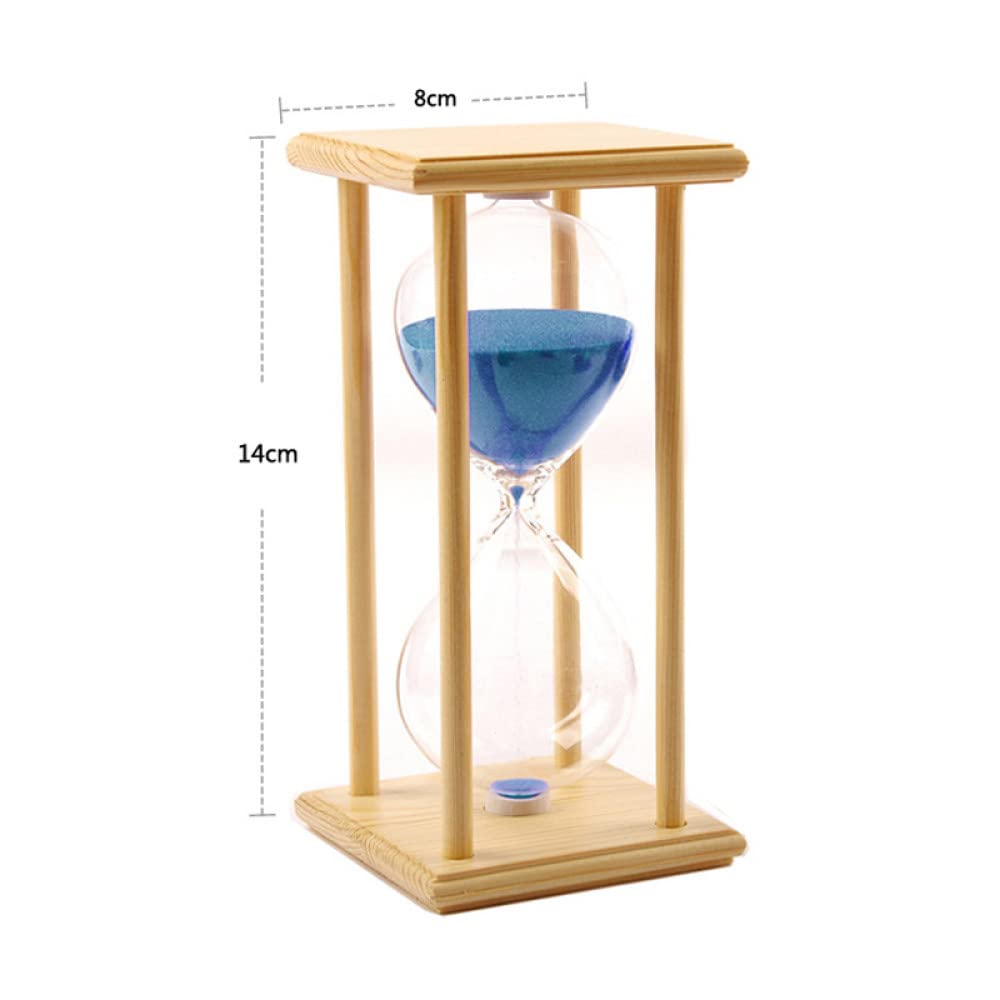 Reloj de Arena Multiusos, Reloj de Arena, Varios Marcos y Color Arena, 30 Minutos para decoración, Arena Verde Negra