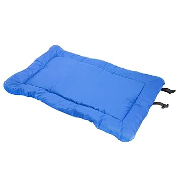 Indy Mall Dog Bed Mat Soft Washable Pet Mattress for Large Medium Small Dogs Blue