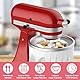TPGSING Eismaschinen-Aufsatz für KitchenAid-Standmixer, kompatibel mit 4,5 Qt und größeren Stand- oder Kippmixern, 2 QT Frozen Yogurt Gelato & Sorbet-Eisschüssel für Kitchenaid Mixer-Aufsätze