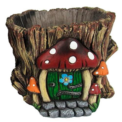 TIN DREAMS FACTORY Handbemalte Dekorative Vase für Drinnen und Draußen, Lustige Vase für Pflanzen und Blumen auf der Terrasse oder im Garten, Vasen und Figuren Originelle Moderne und Fantasievolle Cover