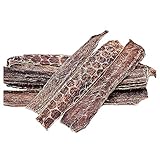 123 Treats - Beef Dog Treats Esophagus Gullet (12 Inches - 20 Count) 100% Natural Healthy Chews for...
