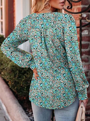 BETTE BOUTIK Long Sleeve Shirts for Women Fall Tops Dressy Blouses Crewneck Tunic Tops for Leggings S-3XL