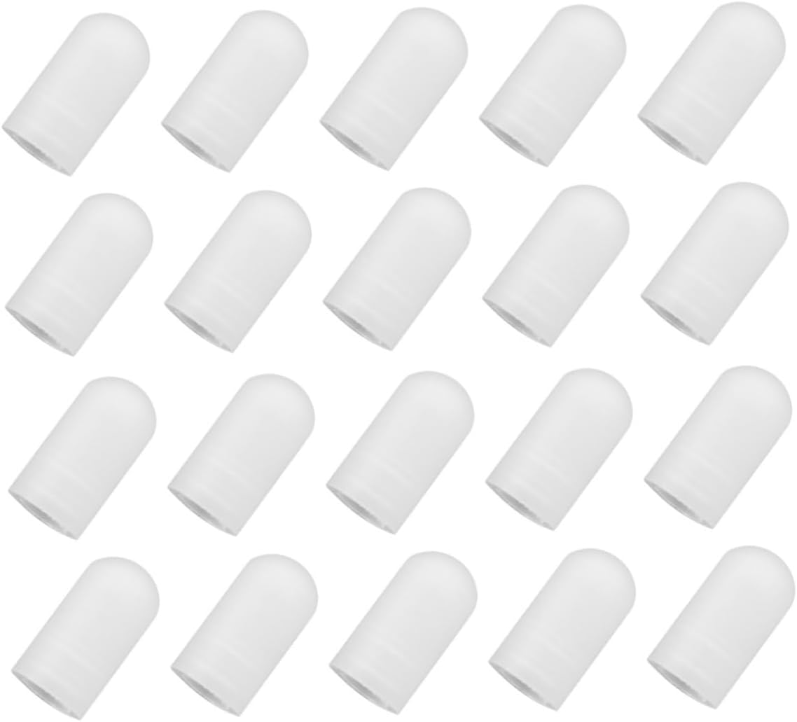 20 tapas de silicona para baquetas silenciosas