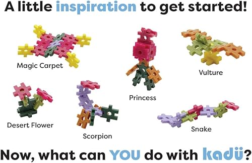 Miniatura 10 de Incredibly Interconnectable Toys KADU A Day at The Beach - Juego de 50 piezas para construir tu propia historia STEMSTEAM + juguete de construcción,