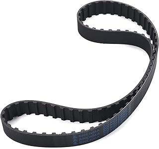 285L Timing Belt Rubber Timing Belt Cogged Industrial Timing Belt Closed Loop Synchronous Pulley Wheel 285mm20mm 9.525mm Pitch Black 1pcs, (Bettomshin)