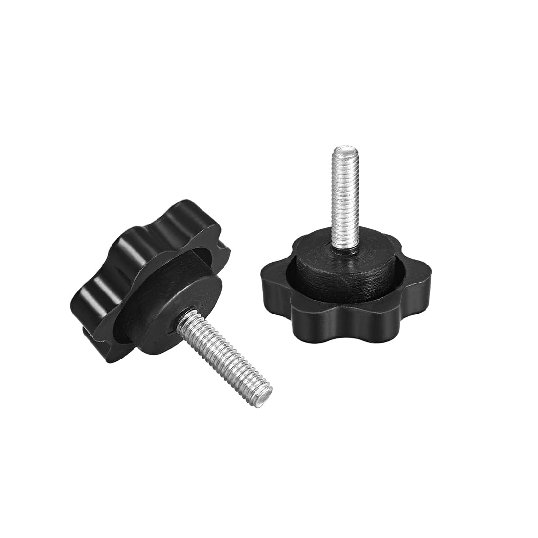 20 Manopole Zigrinate Bianche M4 X 16mm - Pomelli Di Bloccaggio Con Filettatura Per Macchinari - Foto 8