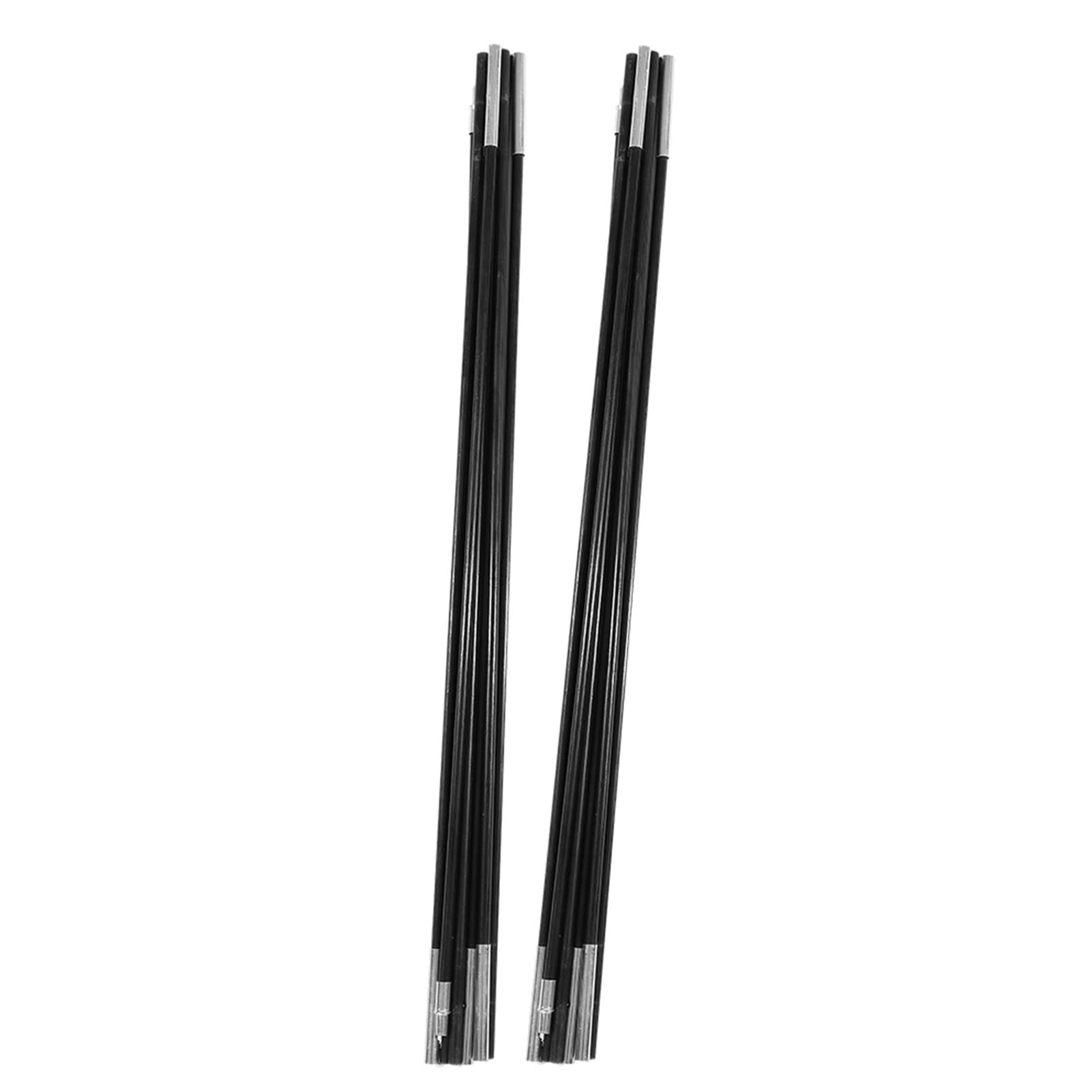 Lot de barres de support de tente en fibre de verre de 4 m - Support pliable pour auvent - Pour le camping et la randonnée