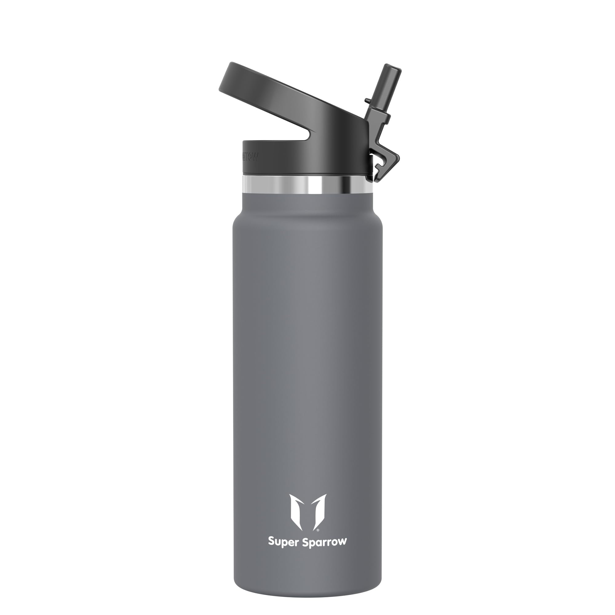 Super Sparrow Botella de Agua Acero Inoxidable - Botella Termica Boca Ancha con Paja 1.5L - Sin BPA, para Gimnasio, Deporte, Oficina, Yoga, Ciclismo — view 39