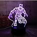 Produktbild Lkfqjd Nachtlicht Cool Black Panther Marvel Hero 3D Led 7 Farbwechsel Schreibtischlampe Usb Für Kind Kinder Jungen Geschenk Weihnachten Home Decro