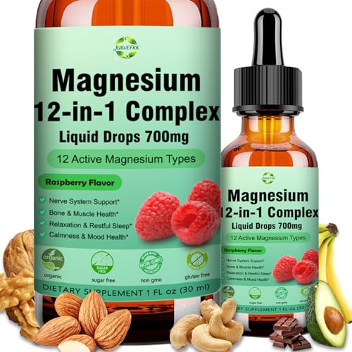Magnesium 12 in 1 Complex Liquid Drops Magnesium Complex Supplement 700mg